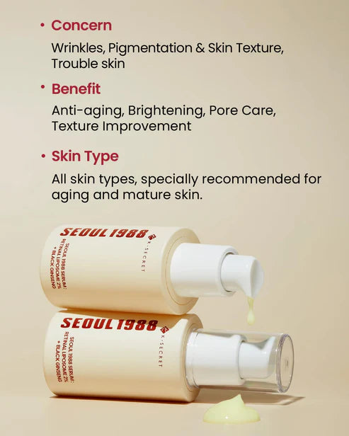 Seoul 1988 Revitalizing Serum – Korean Anti-Aging & Hydrating Face Serum