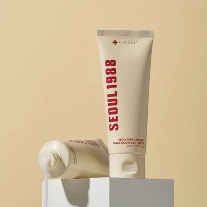 K‑SECRET - Seoul 1988 Cream Snail Mucin 93% + Rice (Original)